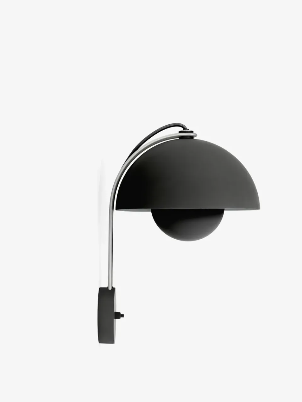 Best &Tradition Flowerpot VP8 wall lamp, Matte Black