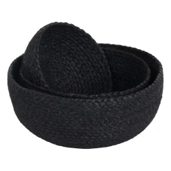 Bread Baskets^Dixie Flätad bread basket 3-pack, Black
