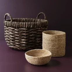 Sale Dixie Flätad bread basket 3-pack, natural Beige