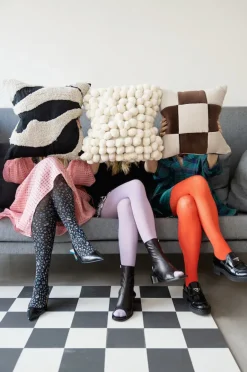 Sale Byon Fluffy cushion 50x50 cm, Black-beige BlackBeige