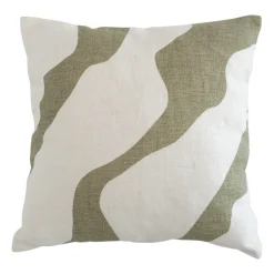Outlet URBAN NATURE CULTURE Flusso cushion 45x45 cm, Moss stone Green