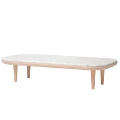 Best &Tradition Fly table SC5, Light oiled oak + white marble BeigeWhite