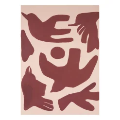 Posters^Paper Collective Flying High poster, 30x40 cm Red