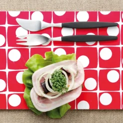 New Gense Focus de Luxe cutlery 12 pcs, stainless steel Silver-colouredBlack