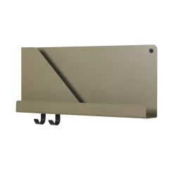 Shelves & Shelving Systems|Shelves & Shelving Systems^Muuto Folded shelf small, Olive Green