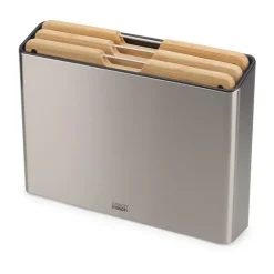 Sale Joseph Joseph Folio steel cutting board 3 pieces, Bamboo-Steel Silver-coloured