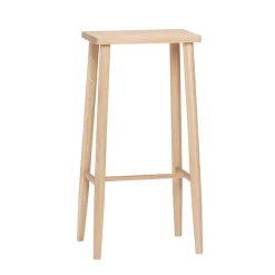Bar Stools^Hübsch Folk bar stool, Oak Beige