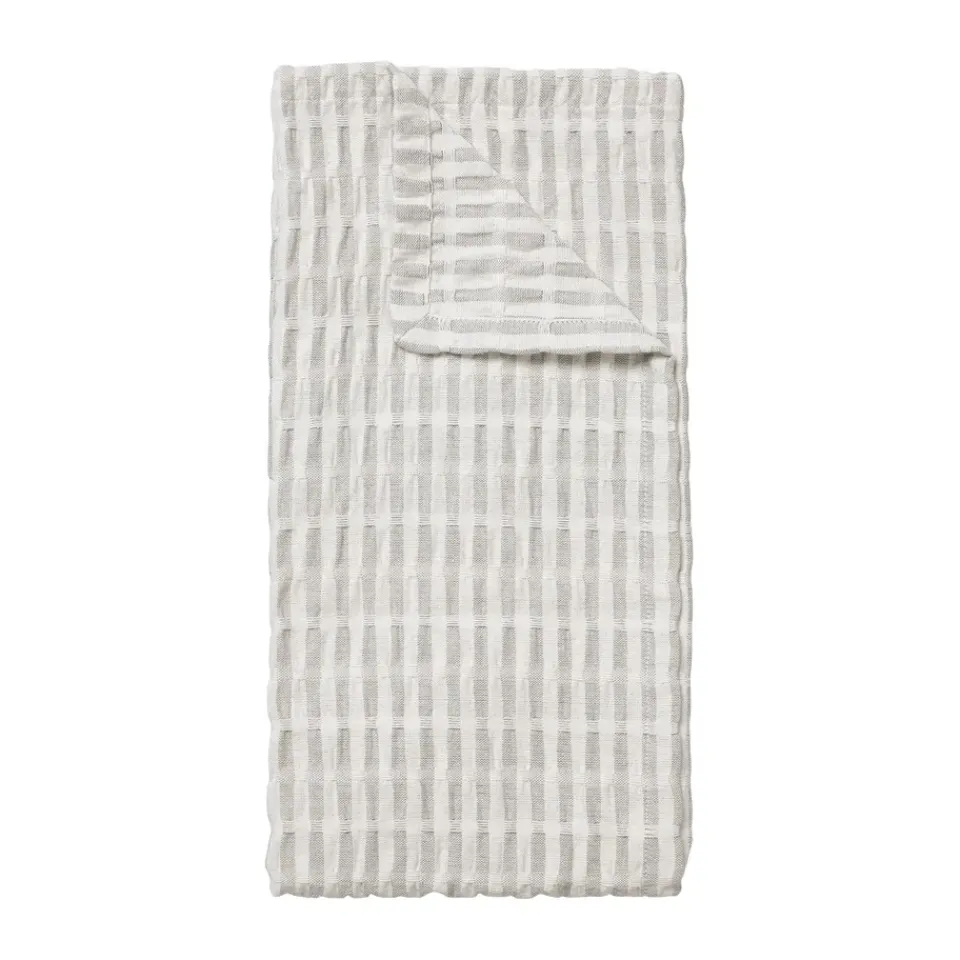 Broste Copenhagen Folke kitchen towel 50x70 cm 2-pack, Fungi -natural Grey