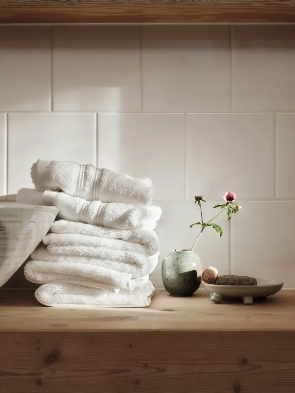 Outlet Mille Notti Fontana towel EKO, , 70x140 cm White
