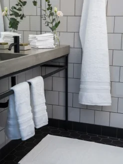 Outlet Mille Notti Fontana towel EKO, , 70x140 cm White