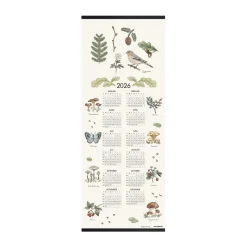 Discount Almedahls Forest Walk calendar 2026, 35x90 cm White