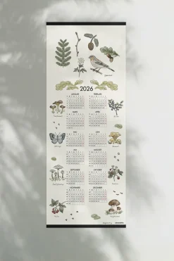 Discount Almedahls Forest Walk calendar 2026, 35x90 cm White
