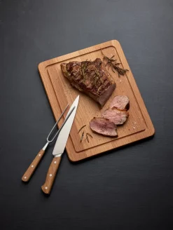 Sale Morsø Foresta chef's knife 33 cm, Stainless steel-oak BrownSilver-coloured