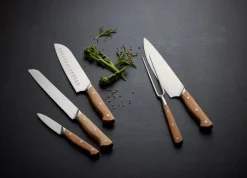 Sale Morsø Foresta chef's knife 33 cm, Stainless steel-oak BrownSilver-coloured