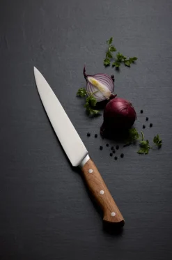 New Morsø Foresta fillet knife 32.5 cm, Stainless steel-oak BrownSilver-coloured