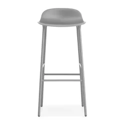 Bar Stools^Normann Copenhagen Form barstool metal legs 75 cm, Grey
