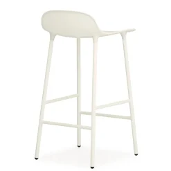 Clearance Normann Copenhagen Form barstool metal legs, White
