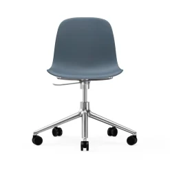 Office Chairs^Normann Copenhagen Form swivel chair, 5W office chair, , aluminium wheels Blue