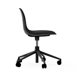 Office Chairs^Normann Copenhagen Form swivel chair, 5W office chair, , aluminium, wheels Black