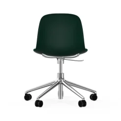Office Chairs^Normann Copenhagen Form swivel chair, 5W office chair, , aluminium, wheels Green