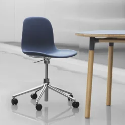 Office Chairs^Normann Copenhagen Form swivel chair, 5W office chair, , aluminium, wheels Green