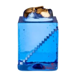 Glass Art|Sculptures & Porcelain Figurines^Kosta Boda Fortress Man BV AC-25, Blue