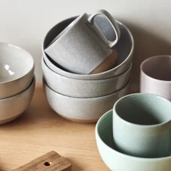 Breakfast Bowls^Scandi Living Fossil bowl 60 cl, Green