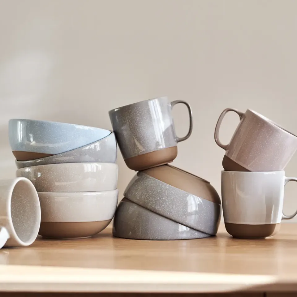 Breakfast Bowls^Scandi Living Fossil bowl 60 cl, Grey