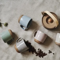 Coffee Cups^Scandi Living Fossil mug 35 cl, beige BeigePink
