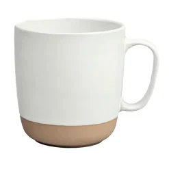 Coffee Cups^Scandi Living Fossil mug 35 cl, White