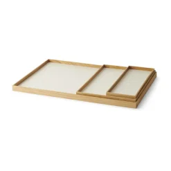 Trays^Gejst Frame tray medium 23x34 cm, Oak-beige BrownBeige