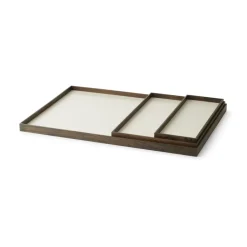 Gejst Frame tray small 11x32.4 cm, Smoked oak-beige BrownBeige