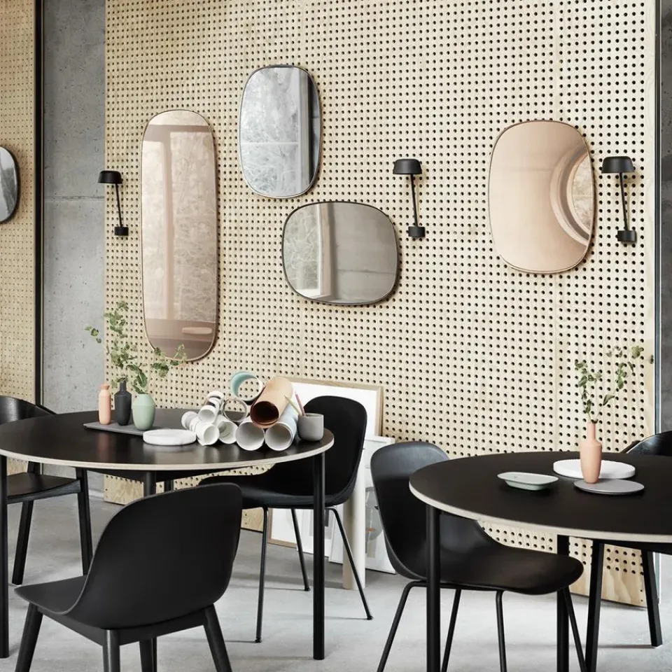 Best Muuto Framed mirror, , 59x44 cm Grey