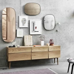 Best Muuto Framed mirror, , 59x44 cm Grey