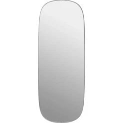 Muuto Framed mirror large, -clear, 118x44,5 cm Grey