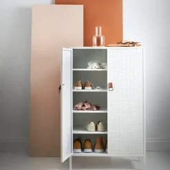 Discount Maze Francis cabinet, . leather White