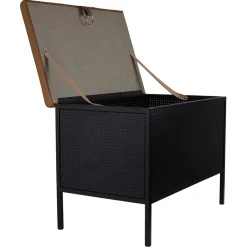 Clearance Maze Frank storage bench, -Cognac Black
