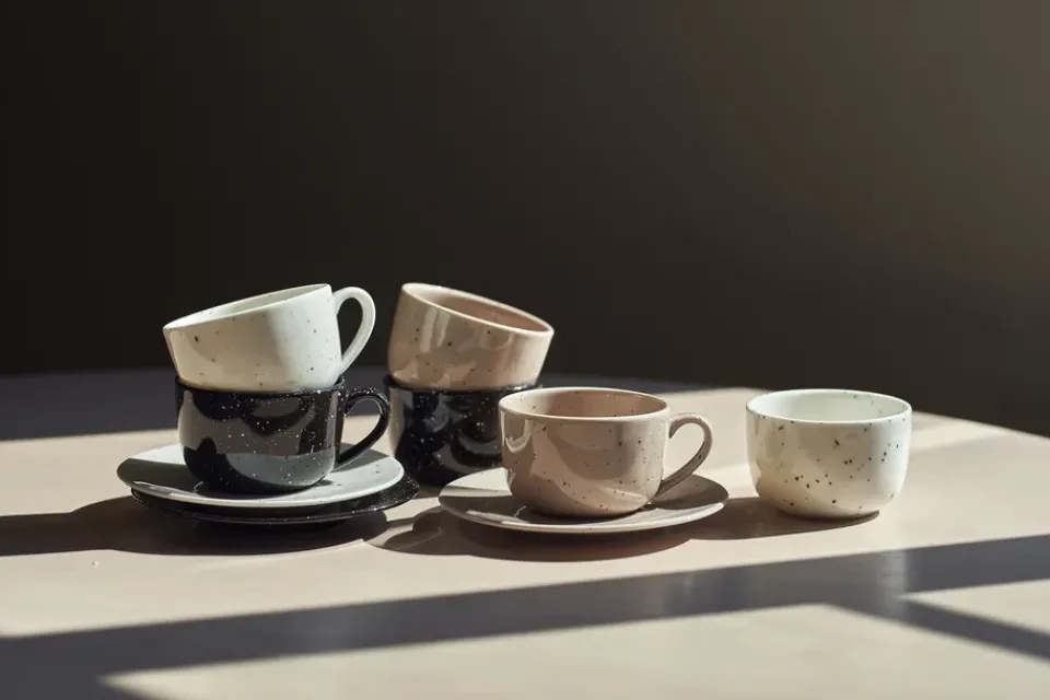 Breakfast Bowls^Scandi Living Freckle bowl 26 cl, White