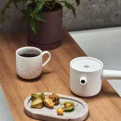Outlet Scandi Living Freckle mug 38 cl, White