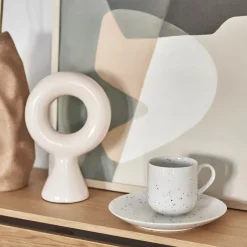 Outlet Scandi Living Freckle mug 38 cl, White