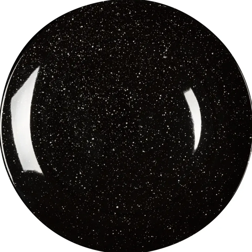 Sale Scandi Living Freckle plate Ø26 cm, Black