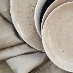 Best Scandi Living Freckle side plate Ø20 cm, Beige