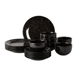 New Scandi Living Freckle side plate Ø20 cm, Black