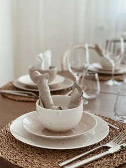 Scandi Living Freckle side plate Ø20 cm, White