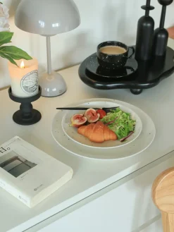 Scandi Living Freckle side plate Ø20 cm, White