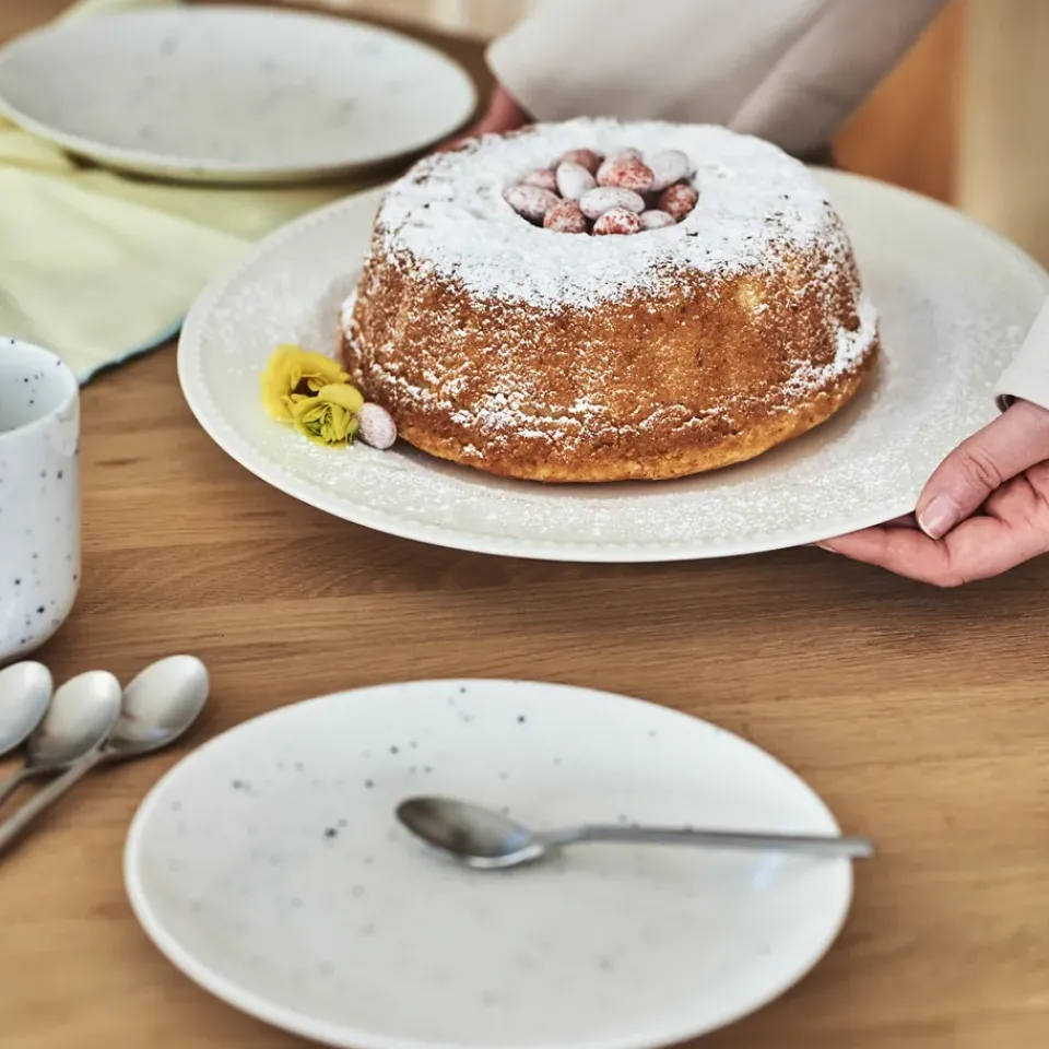 Discount Scandi Living Freckle side plate Ø20 cm, White