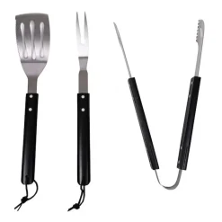 Sagaform Fredde BBQ grillset 3 pieces, Black