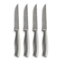 Outlet Sagaform Fredde grillknife 22.5 cm 4-pack, Silver Silver-coloured