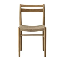 Clearance 1898 Fridhem dining chair, Papercord-laquered oak Beige