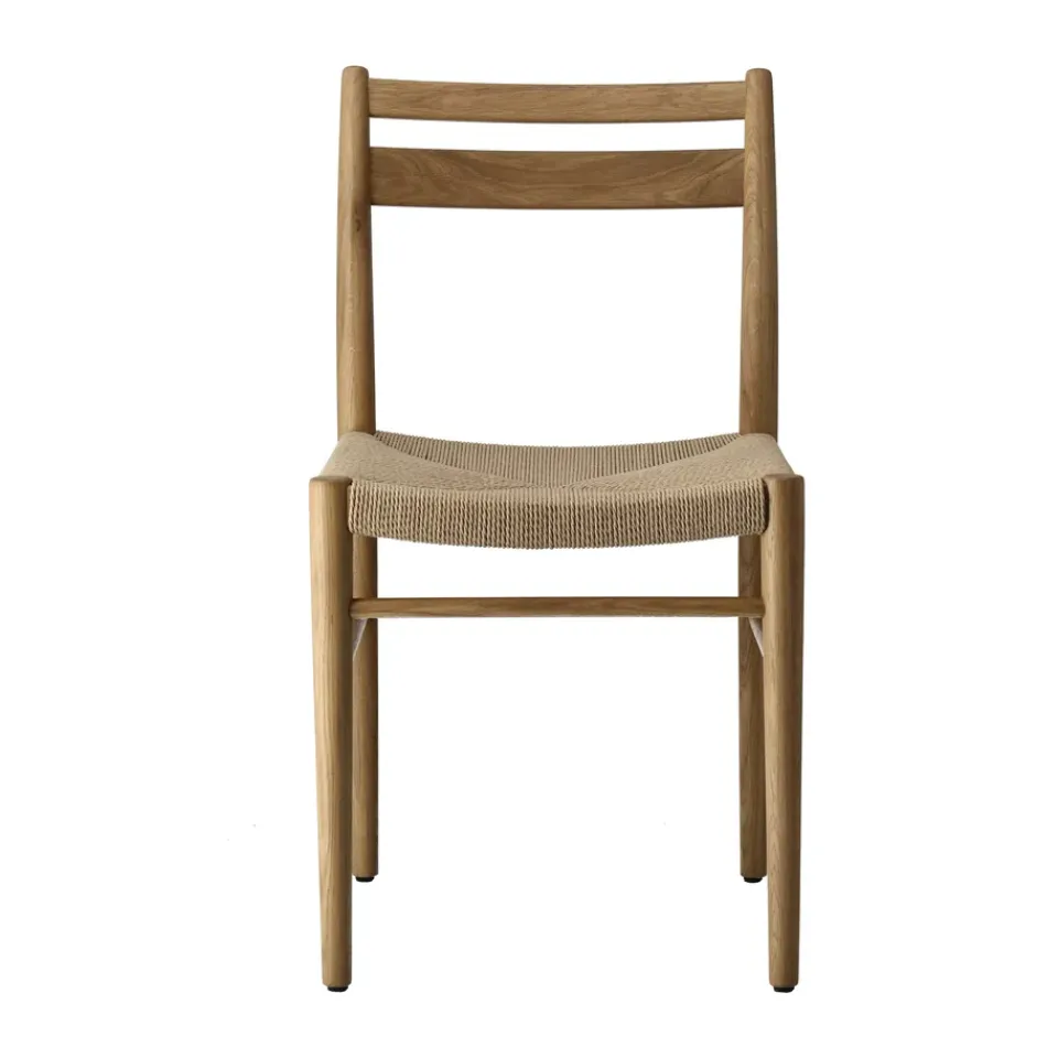 Clearance 1898 Fridhem dining chair, Papercord-laquered oak Beige